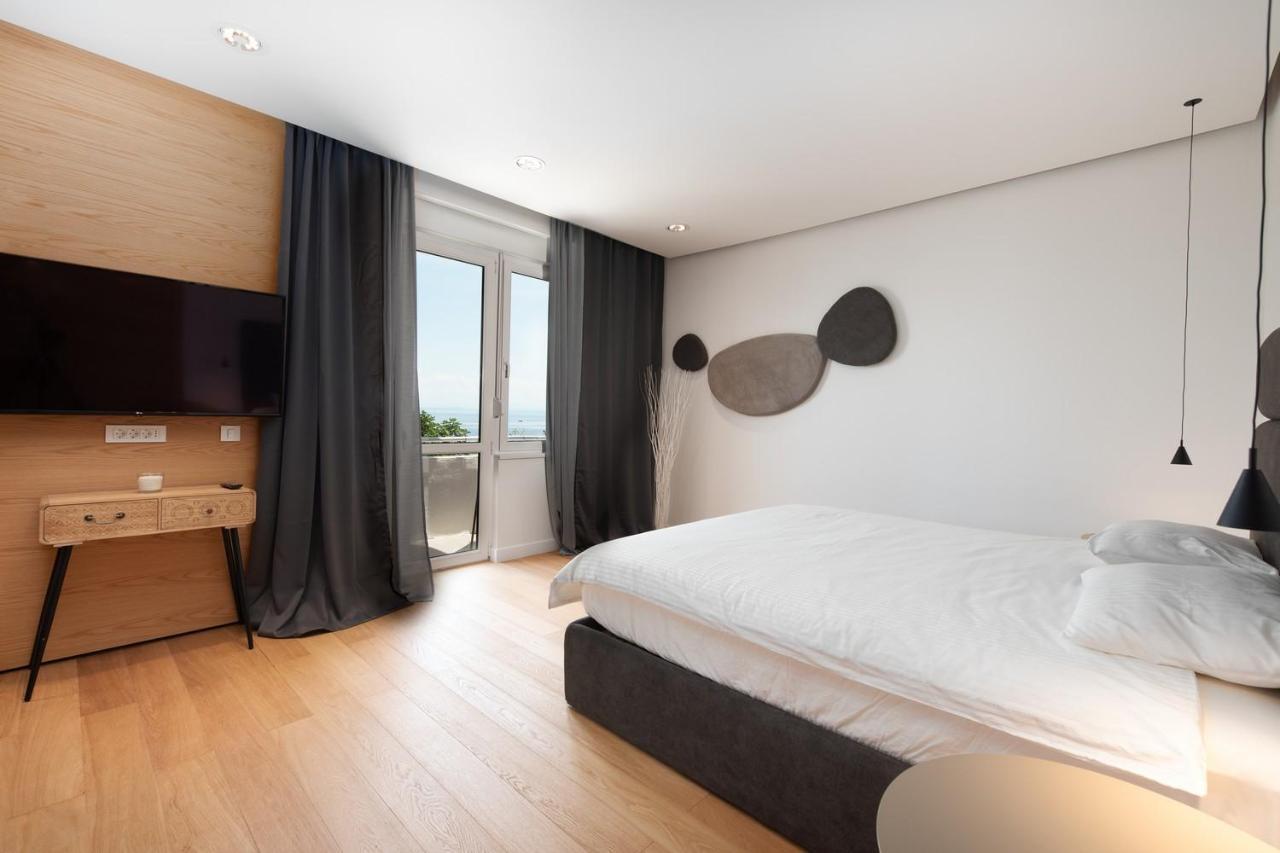 Beachfront Apartment Rosa Del Mar Jardin Mošćenička Draga 外观 照片